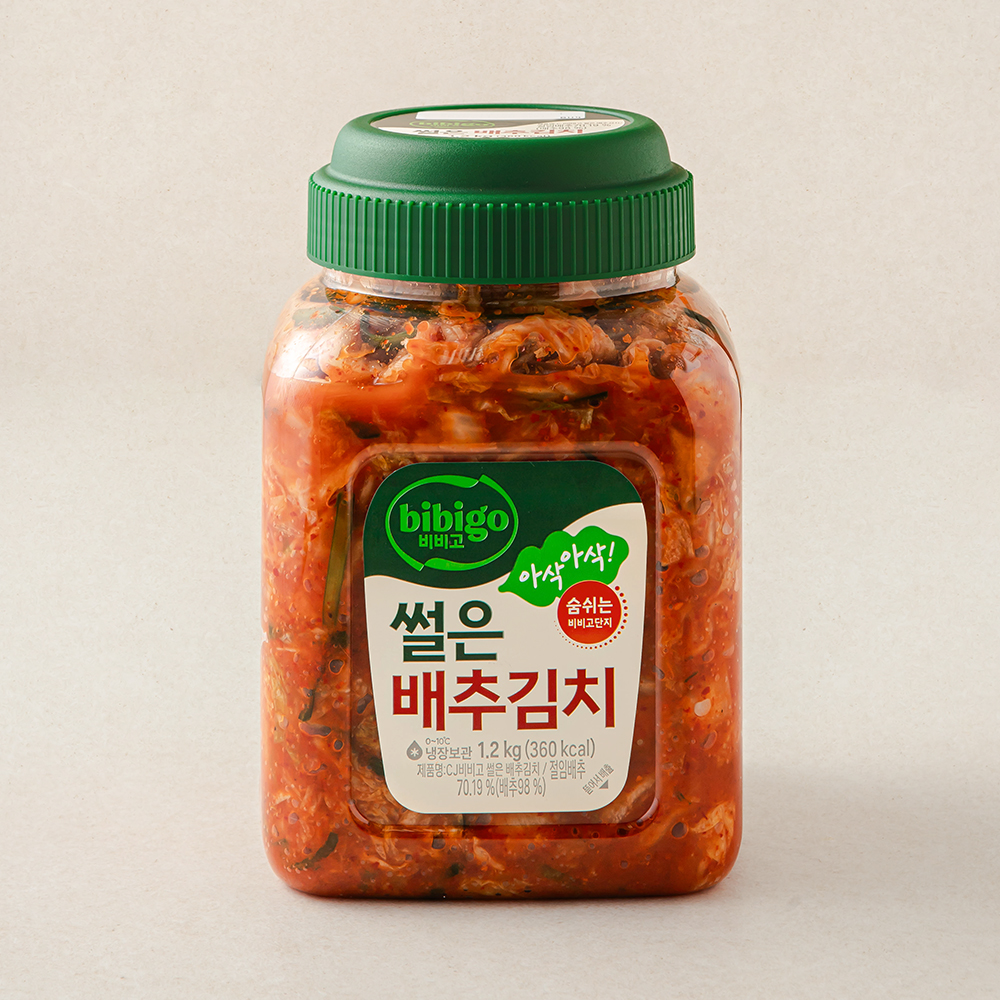 비비고 썰은 배추김치, 1.2kg, 1개 14,900원