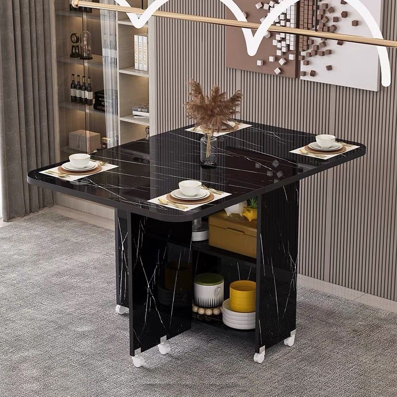 다기능 접이식 타원형/직사각형 식탁 원룸 주방 거실 고급 가정용 슬라이딩 테이블 168,300원