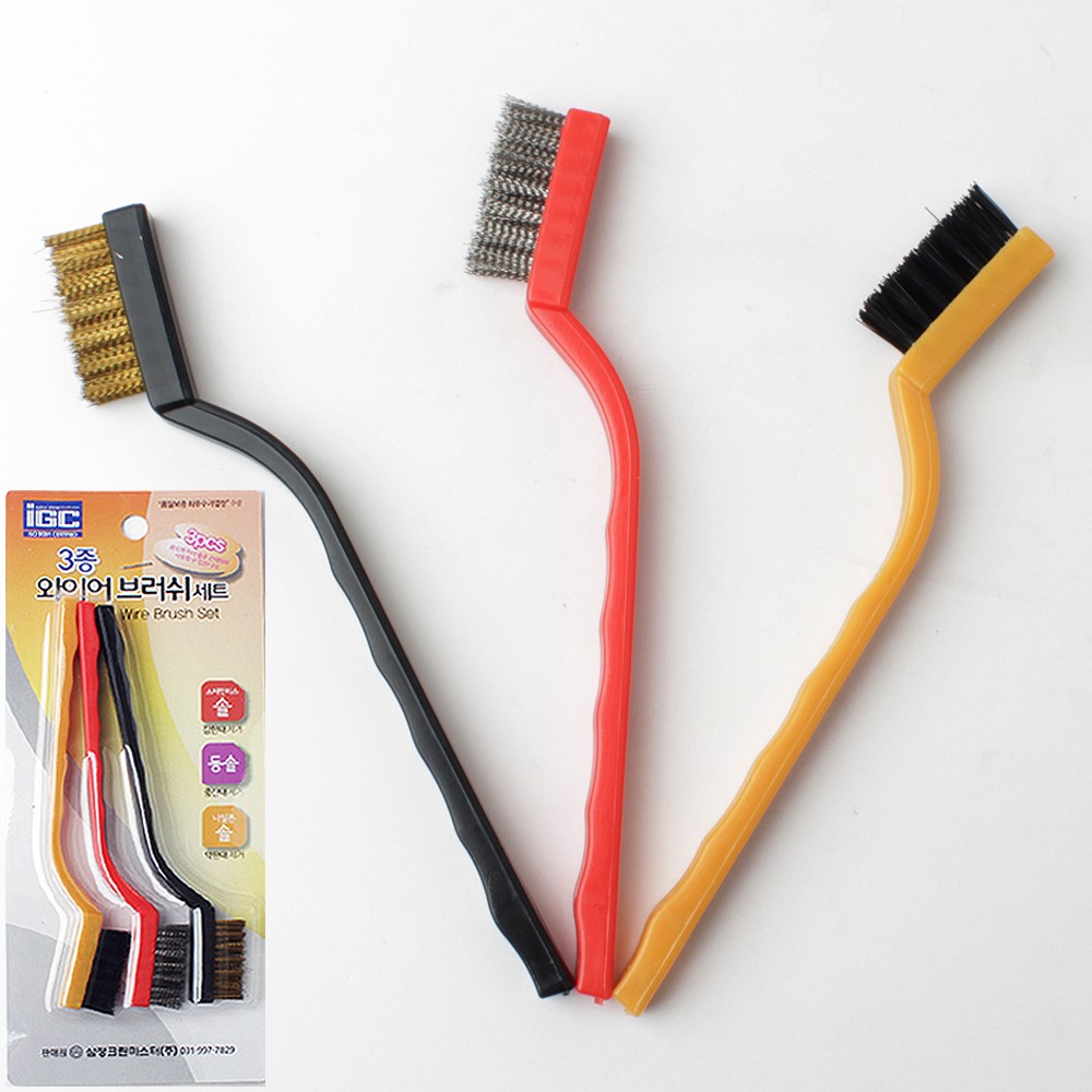 이지크린 삼정 3종 와이어 브러쉬세트 솔 미니솔 4,500원