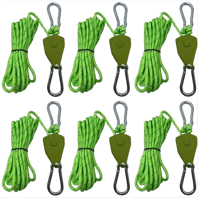 COVERONE 다용도 강력 고정 로프라쳇 + 스트링 반사 로프 6p 세트 17,900원