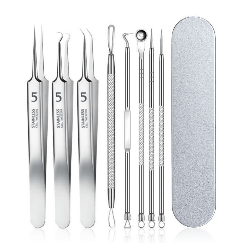 타니 세포집게 8종 세트 정밀핀셋 독일공법 미세 여드름 바늘 초정밀 다꾸, 1세트 7,990원