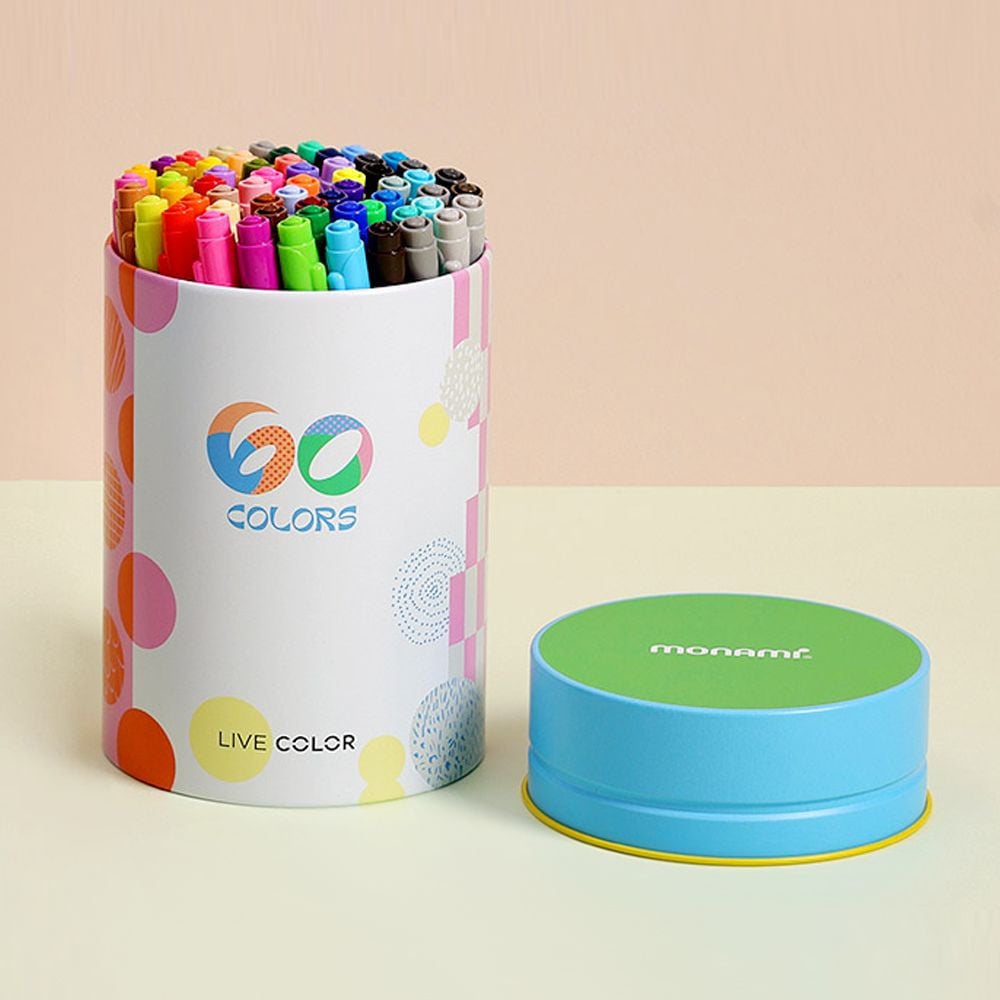 모나미 라이브칼라 트윈타입 틴케이스 60색 세트cra9+9ROq 64,650원