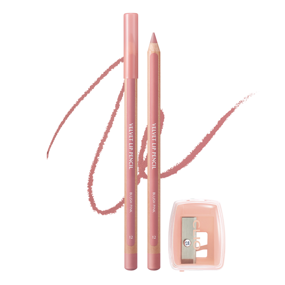 클리오 벨벳 립 펜슬 기획세트 (본품+샤프너 구성), 012 블러쉬핑크, 1.45g, 1개 10,290원