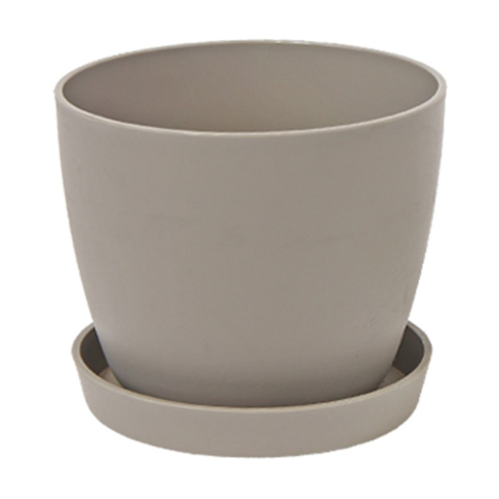 플라팜 화담 원형 저면관수 분갈이 화분, 브라운, 1개 5,800원