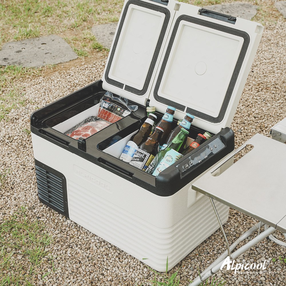 코오롱 공식판매 알피쿨 25L 33L 코오롱 정품 차량용냉장고 캠핑냉장고 L35 L45 차량용 냉동고 이동식 차박, L35 289,000원