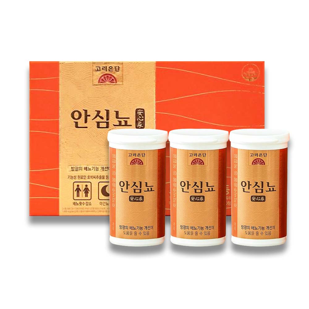 [고려은단 업그레이드 홈쇼핑정품] 기능개선 잦은 소변 남성 전립선 건강 유지 안심뇨 137,900원