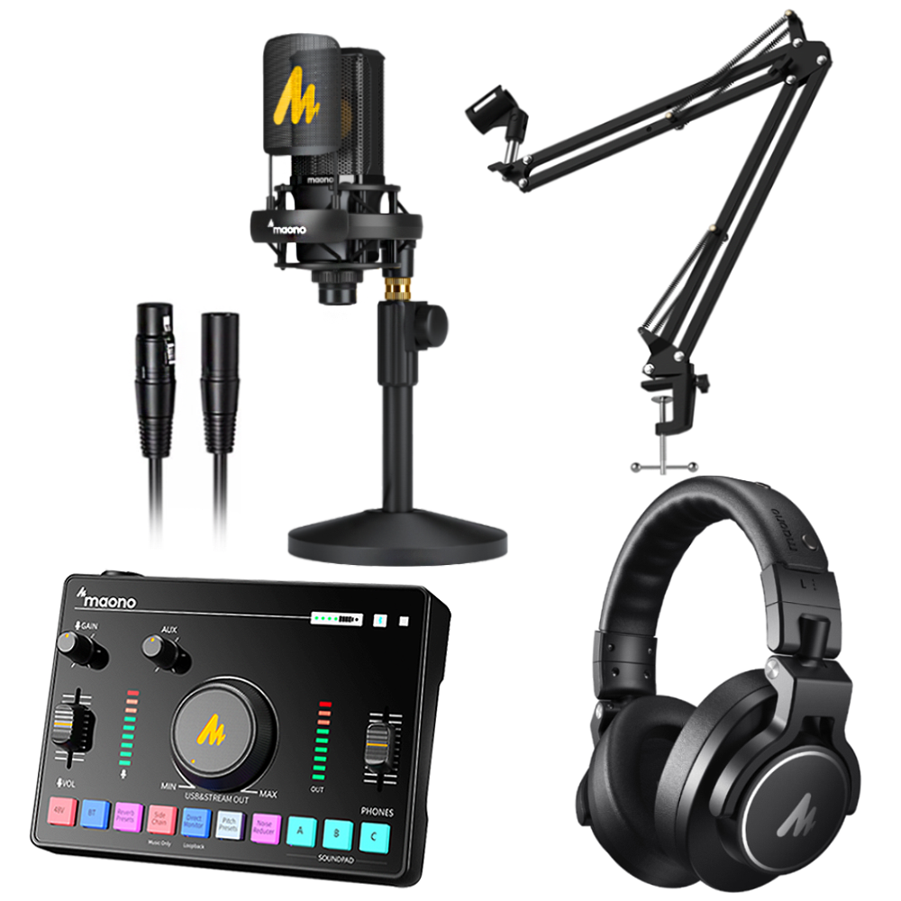 마오노 AMC2 NEO 1인 방송용 유튜브 틱톡 녹음용 오인페 마이크 스탠드 헤드폰 올인원 패키지 339,000원