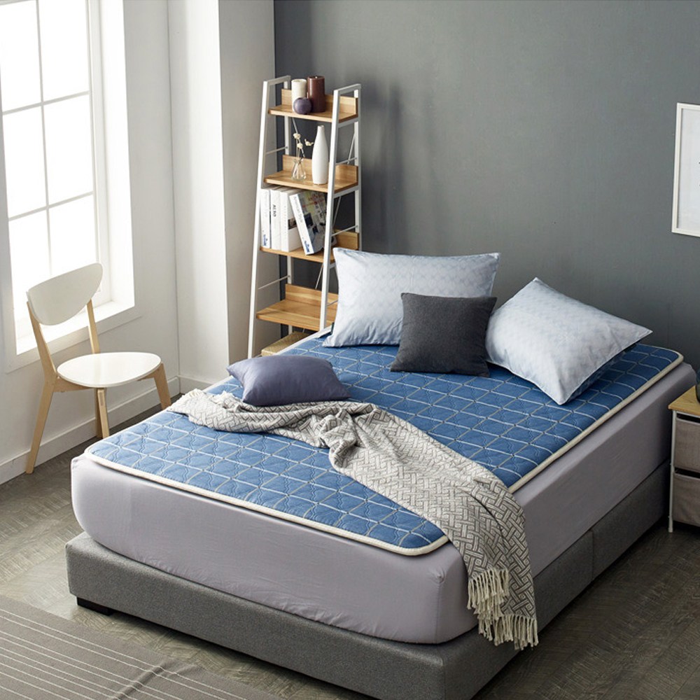 이노크아든 EMF 전기매트 전자파없는 전기장판 온열매트, 미니싱글/블루 75,000원