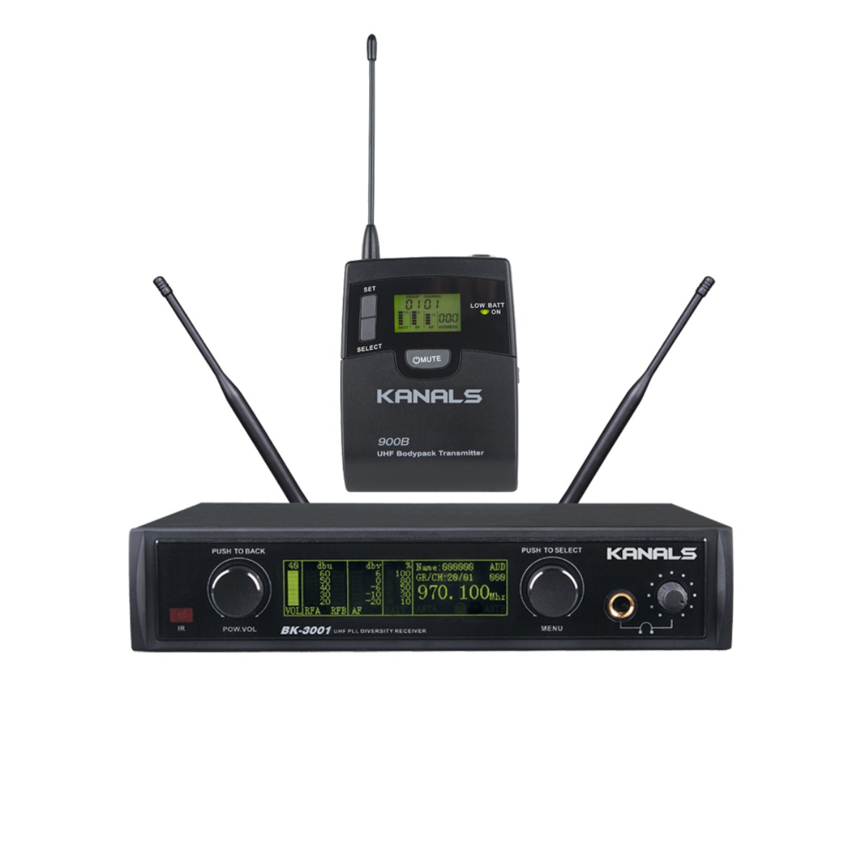 BK-3001 / BK3001 / KANALS / 무선마이크세트 최고급 1채널 무선마이크 행사용 강의용 공연용 무선마이크 세트, 카날스 BK-3001(벨트식) 1,764,000원