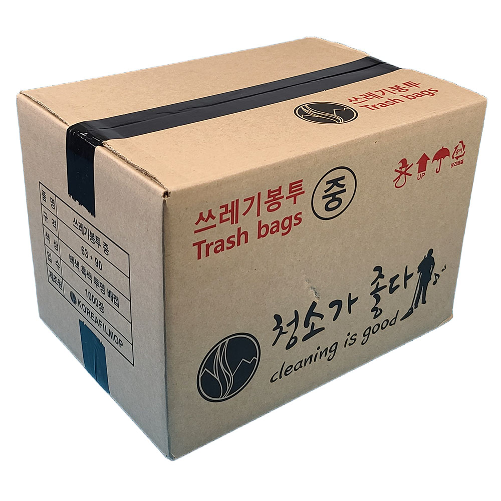 쓰레기봉투  재활용 비닐봉투 봉지 분리수거 대형 대용량 큰 배접봉투 청소가좋다 44,700원