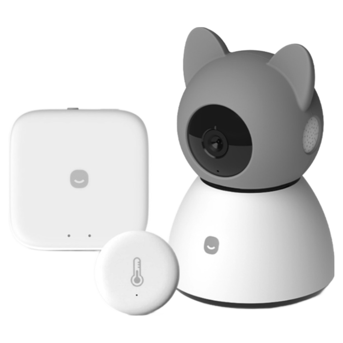 헤이홈 홈캠 500만화소 홈카메라 5MP Pro 360도 회전형 육아 패키지 출산 선물 육아 아기 모니터 실내 온습도 기록, 육아 패키지 5MP PRO+ 구성, 1개 129,600원