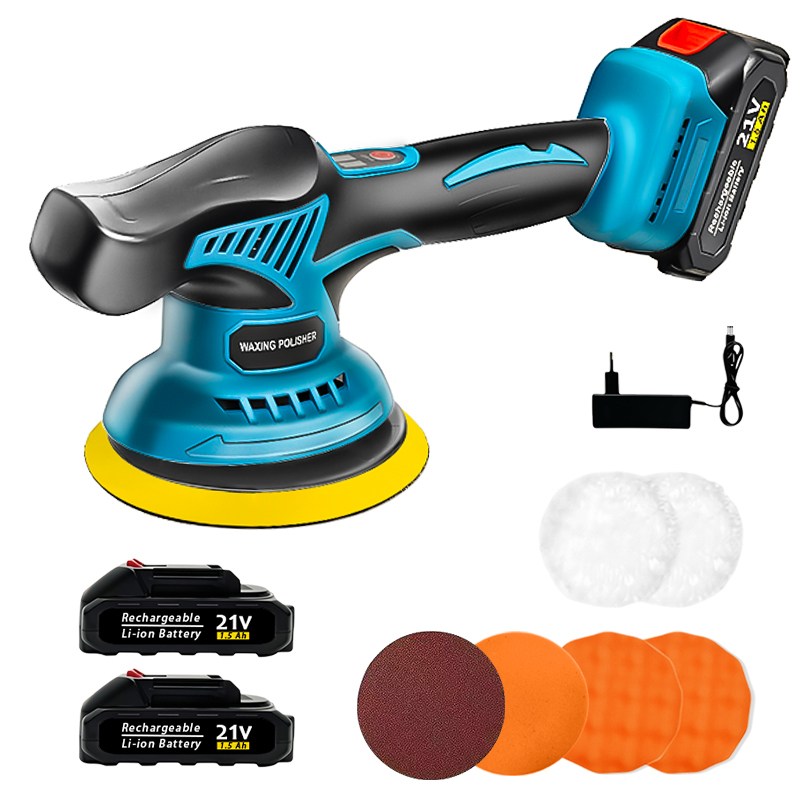 [국내발송] VoltMate독일 21V 다기능무선 차량용 광택기 세트 자동차/가죽/바닥의 왁싱 폴리싱 미러 환원 배터리 두 개, TZLCPNR9SR 109,800원