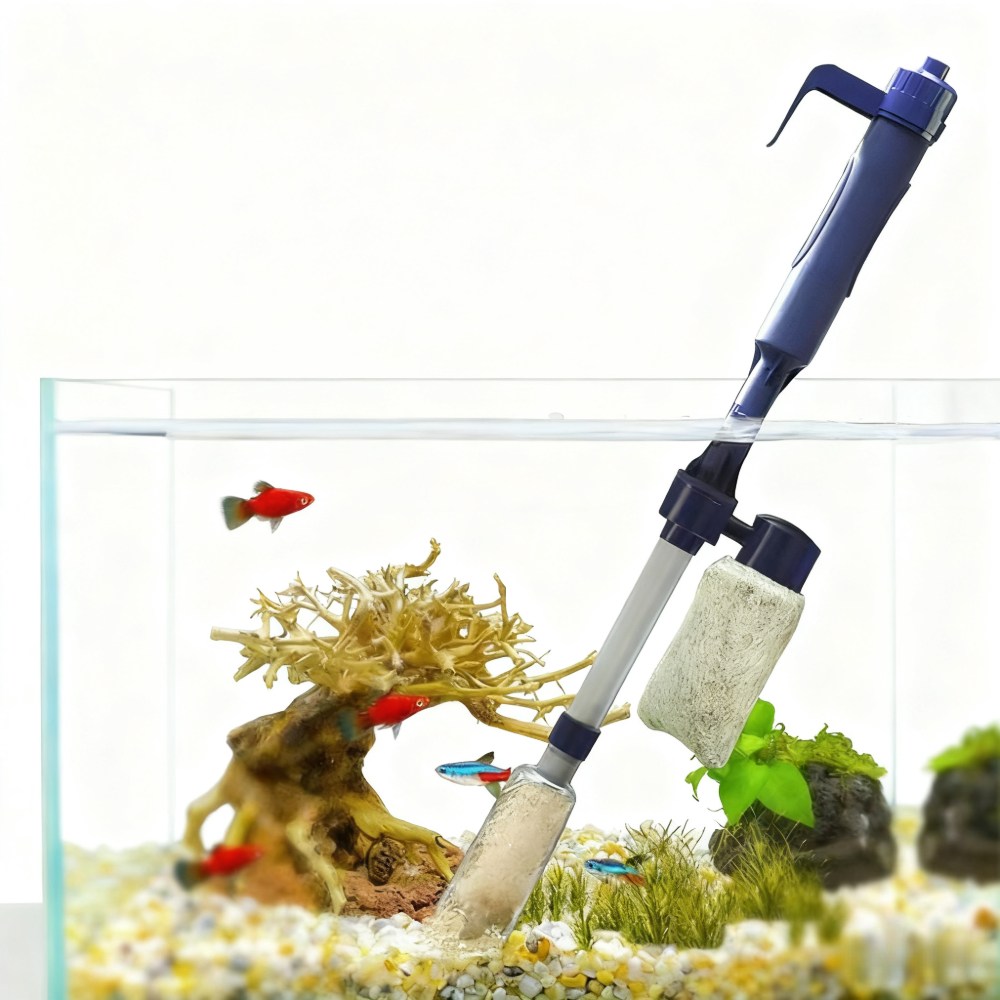 데쯔오 공구 전동 어항청소기 여과 물펌프 모래 청소 물갈이 필터링 건전지 미포함 여과망태기 3개 20,900원