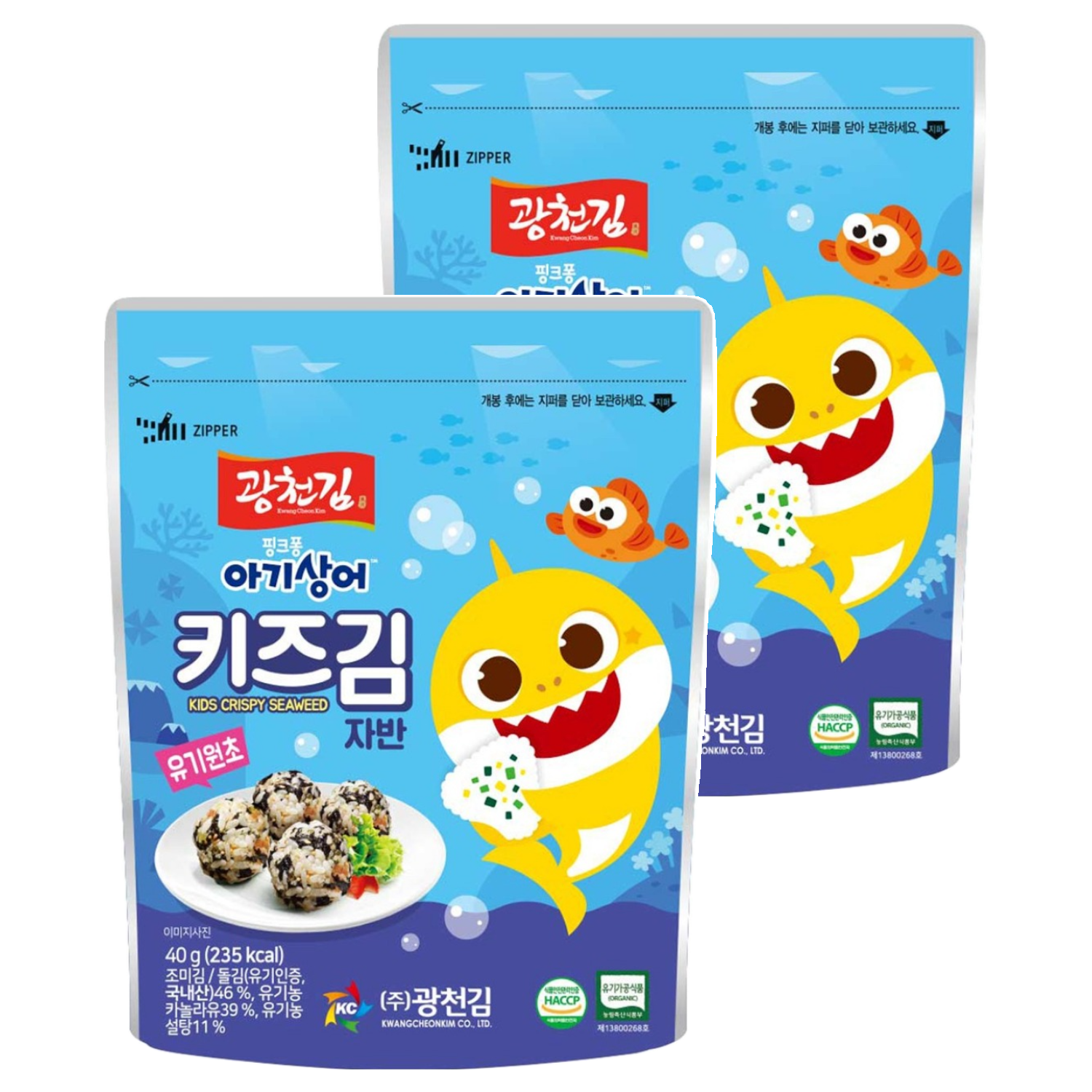 광천김 핑크퐁 키즈김자반 6,530원