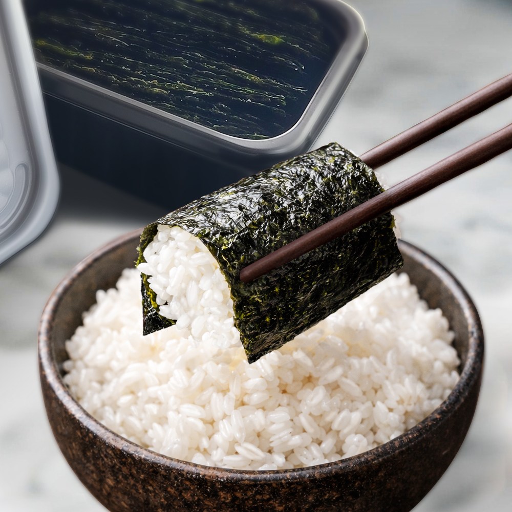 3번 구운 수제 김 주문 후 직접 구워 바삭하고 김맛이 살아있는 명품 김 한 팩당 80장~100장, 2개, 40g 12,900원