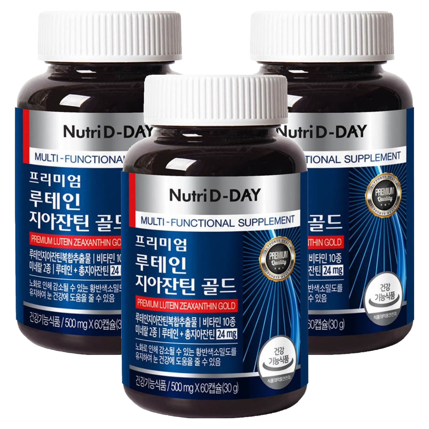 뉴트리디데이 프리미엄 루테인 지아잔틴 골드, 60정, 3개 41,570원