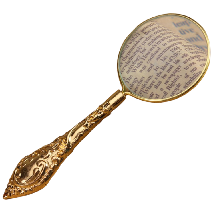 지피코 노안 5배 휴대용 확대경 골드, 1개, 단일상품 7,900원