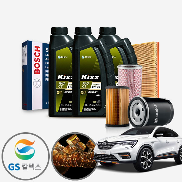 무배 XM3 1.3 가솔린 킥스파오 5W30 합성엔진오일 필터세트 6리터 MAE-017+P7231 KPT-1040541 cs05017 61,500원