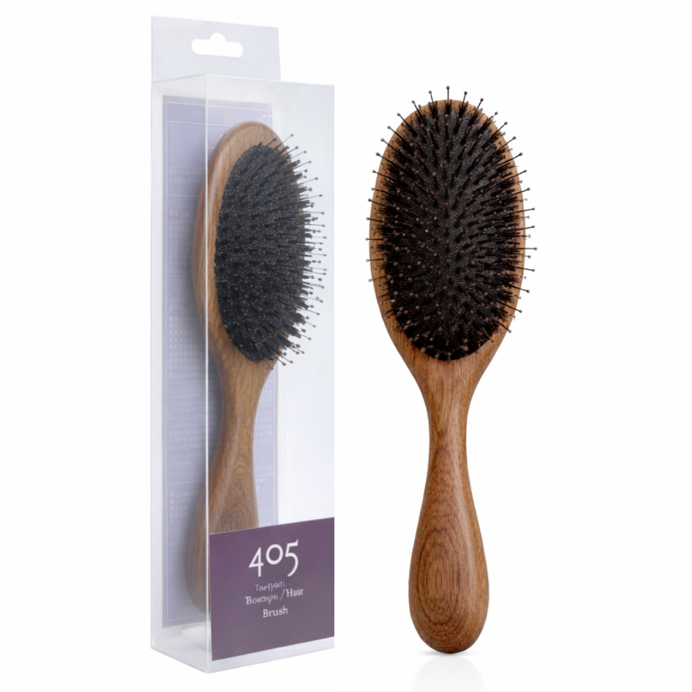 릴렉온 저자극 돈모 헤어 브러쉬, 1개, 브라운 15,800원