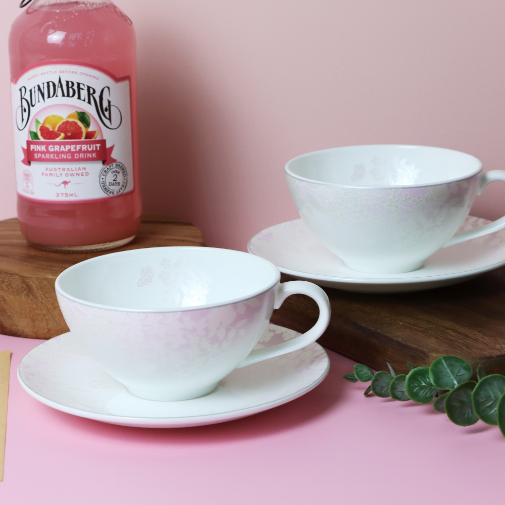 한국도자기 마이웨딩 핑크 커피잔세트 2(4)PCS 57,380원