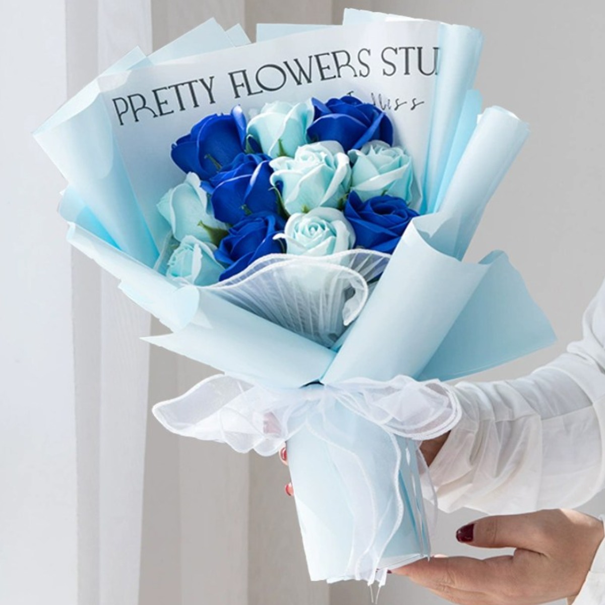 [ 특가세일 ! ] 로맨틱 비누꽃 장미 꽃다발 + 쇼핑백 세트 더영흥 MJS JOYFUL 6,900원