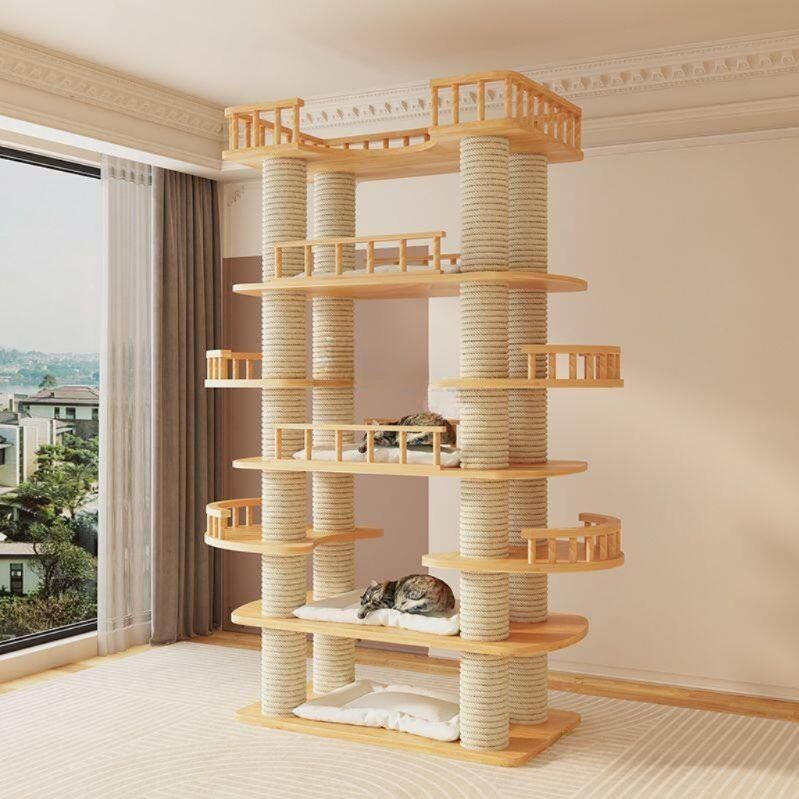 튼튼한 원목 캣타워 다묘 고급 고양이 대형 475,500원
