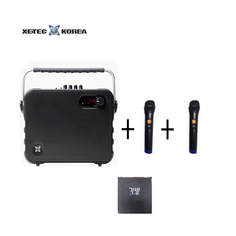 세텍  EV- 9800S 200w+가방+무선마이크 2개 수업 강의 교육 행사용 휴대용앰프 충전식 블루투스  무선마이크 EV-9800S 445,500원