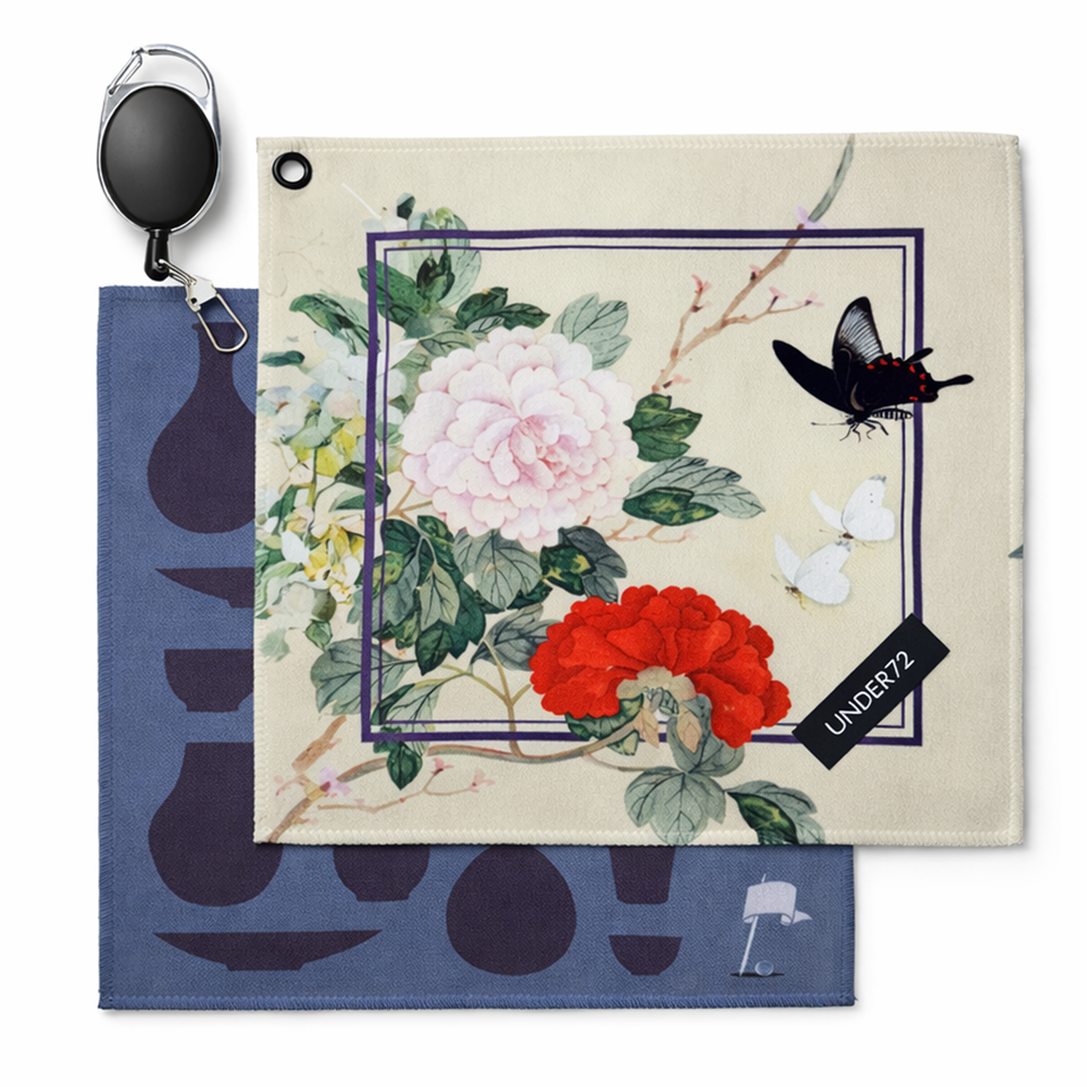 언더72 헤리티지 골프수건 릴타올 파크골프 공닦는 릴와이어형, 1세트, 화접도 9,500원