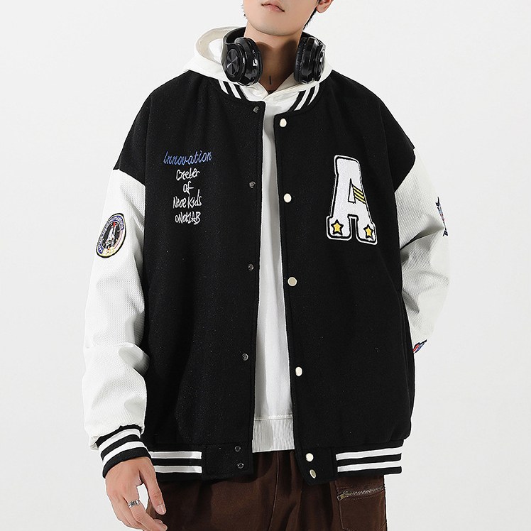 킹앤조이 부클에이 웡카 와펜 루즈핏 야구점퍼(기본안감) 79,800원