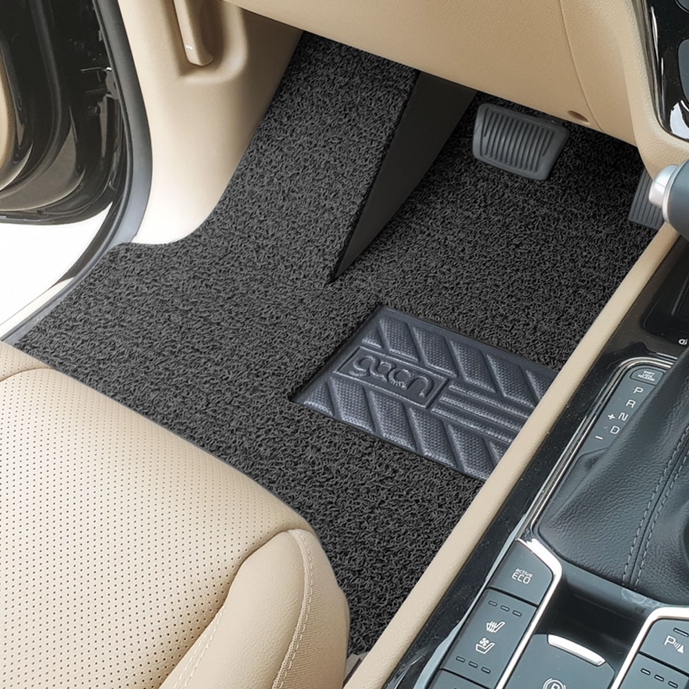 gaon 자동차 코일매트 확장형 카매트 1열+2열, 기아 디올뉴 코나 EV 전기차 (23년4월~), 블랙 38,900원