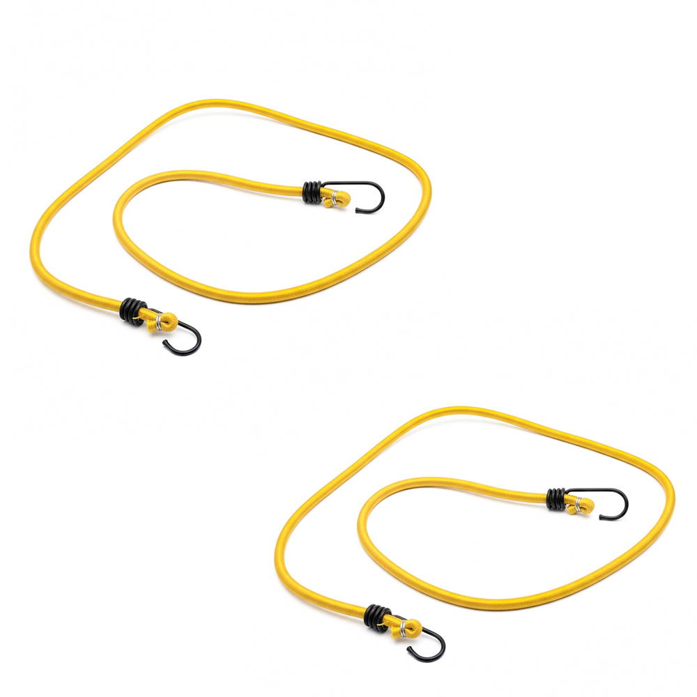 이노브홈 스트레치코드 1.2m 2개 더블후크 탄성로프 끈 줄 타프 고정 핸드카트끈, 노랑 8,500원