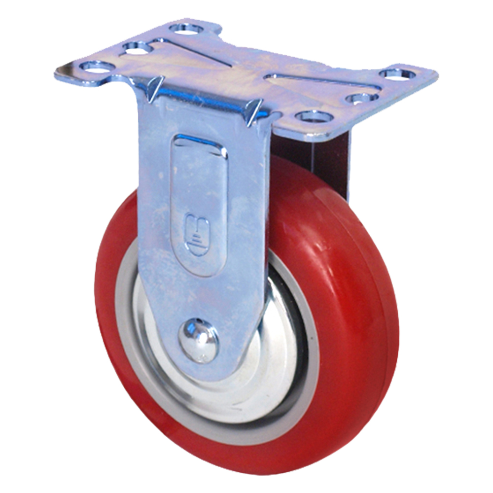 월드크린 PVC 적색 바퀴 고정형 6,200원