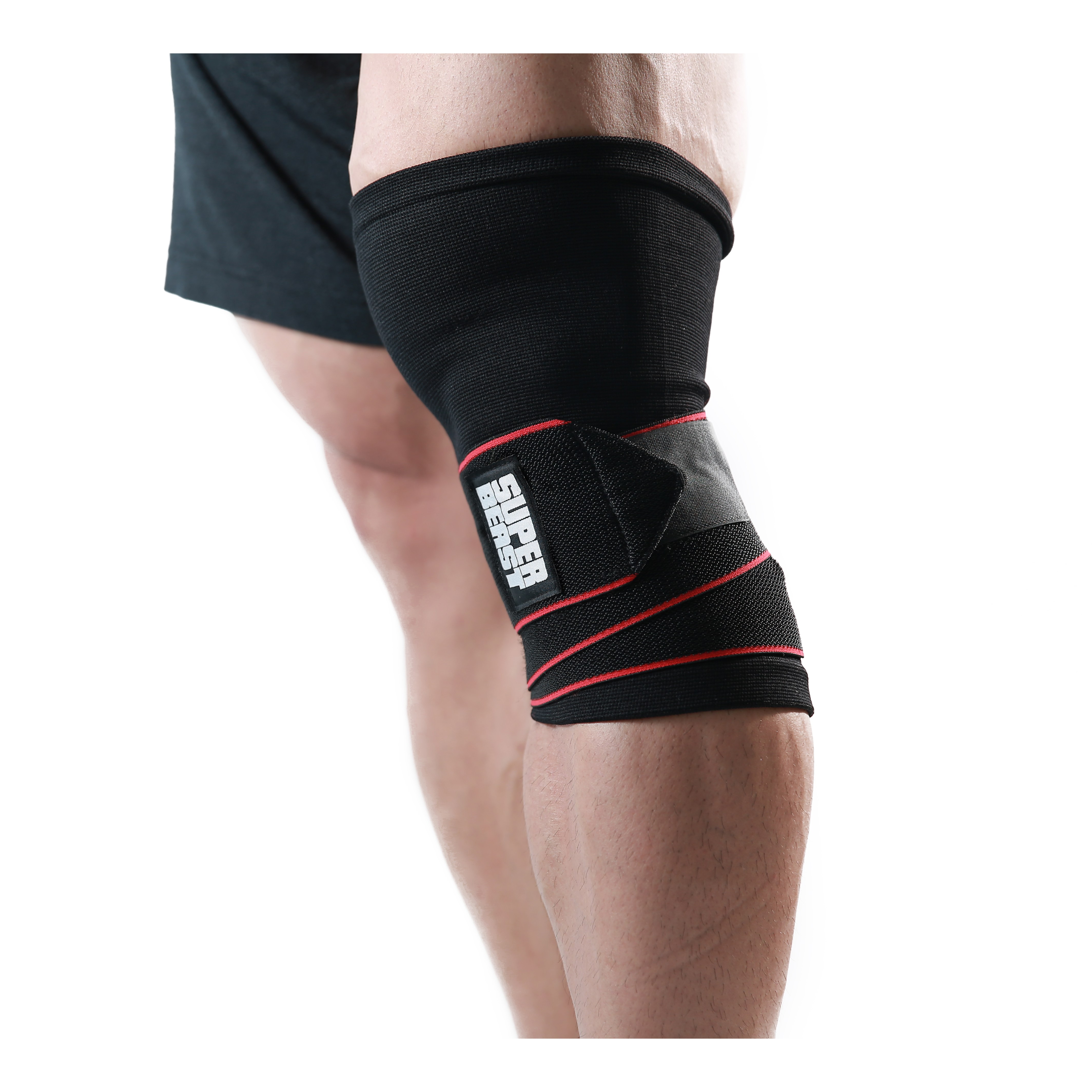 슈퍼비스트 무릎보호대 [일반] 좌우한쌍 김성환헬스 SUPERBEAST KNEE 한쌍동봉, 1세트, 블랙 35,000원