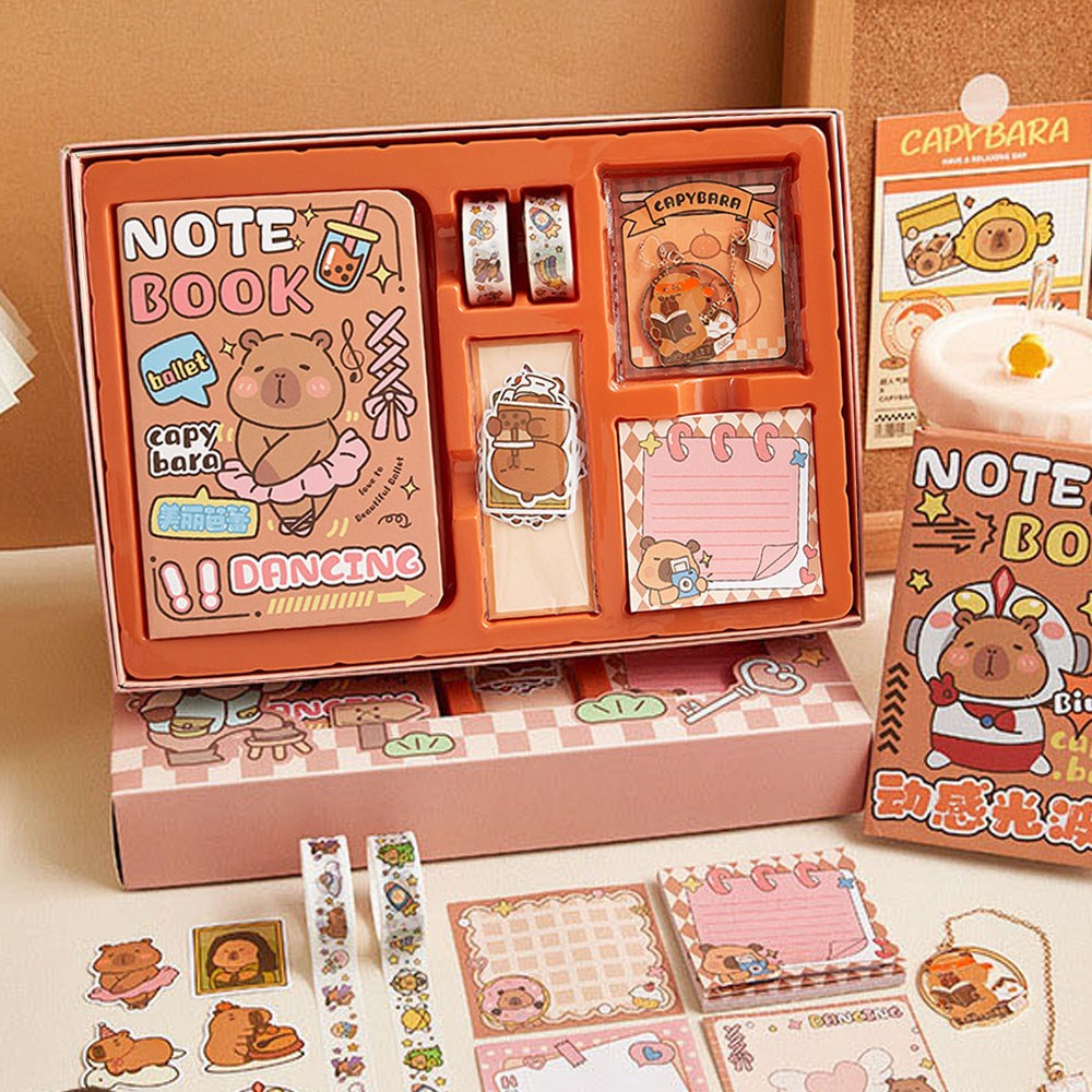 순순몰 카피바라 다이어리 꾸미기 선물 세트 19,800원