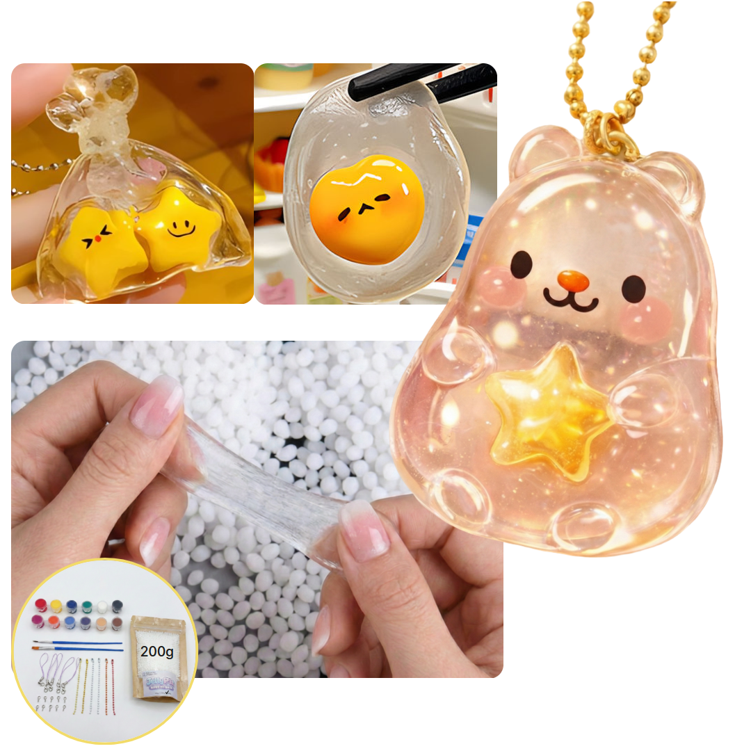 KC인증 미미무 집콕놀이 물라스틱 젤리플라 DIY 키링 만들기 키트 26,400원