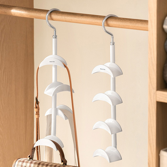 마켓플랜 360도 회전 4단 수납 가방걸이 4,370원