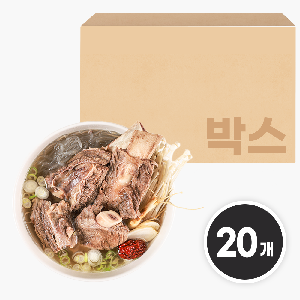 춘풍접객 왕 갈비탕 700g (20개) 즉석 밀키트 업소용 식당용 소갈비탕 왕갈비탕, 700g, 20개 155,000원