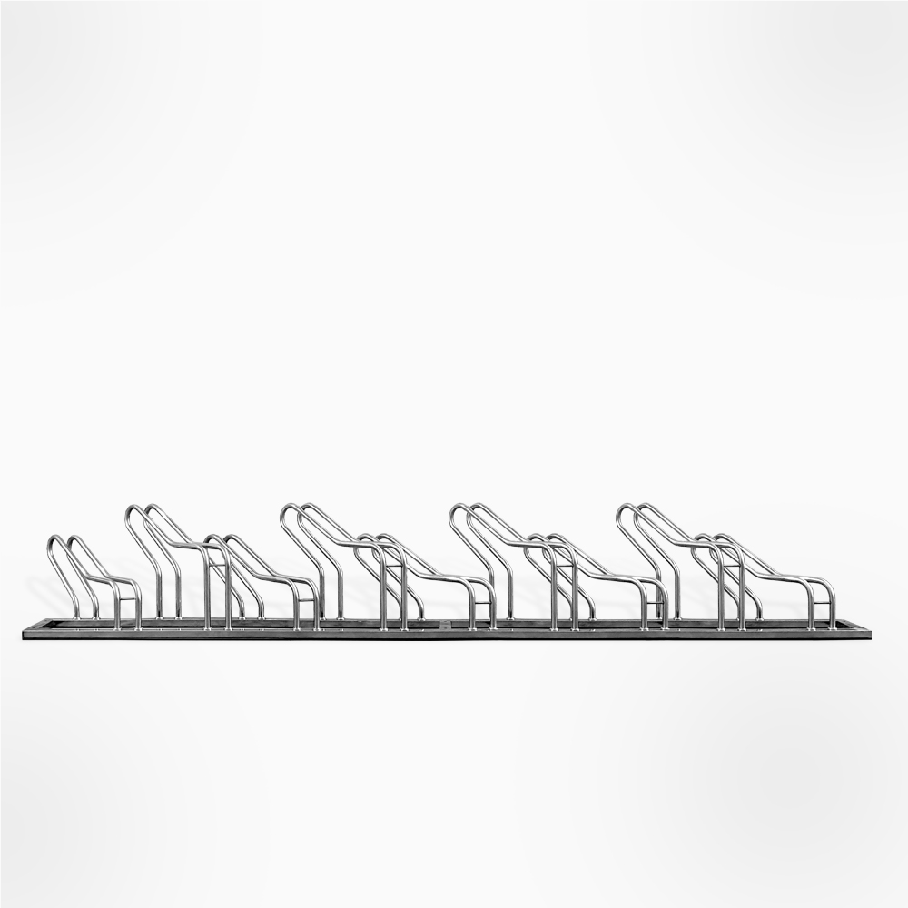 서진 스텐 말굽형 자전거거치대 사선형 6대부터~10대분 보관소 보관대 자전거주차 389,900원