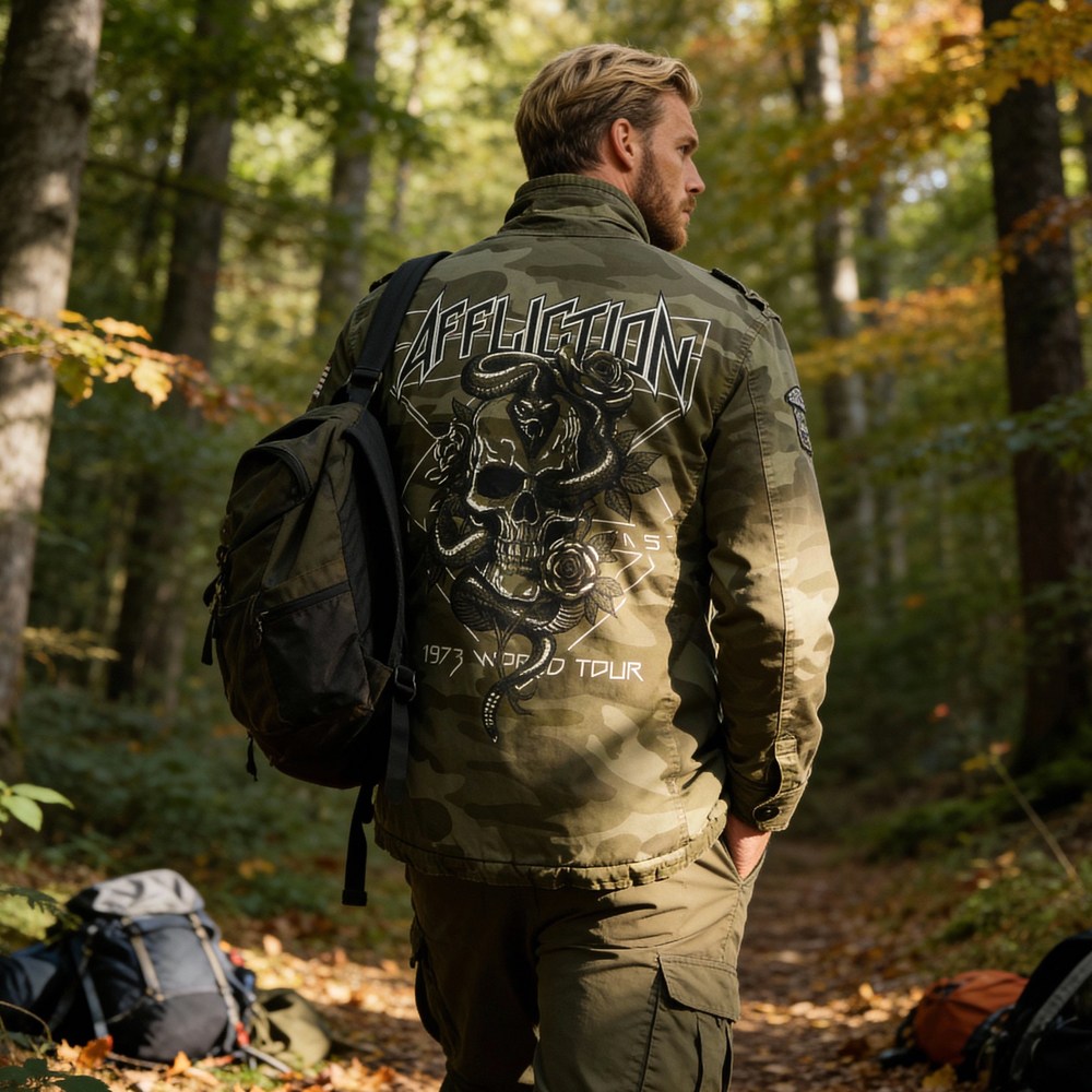 USA 어플릭션 기사미 밀리터리 야상 자켓 데일리 아웃도어 110OW356 147,000원