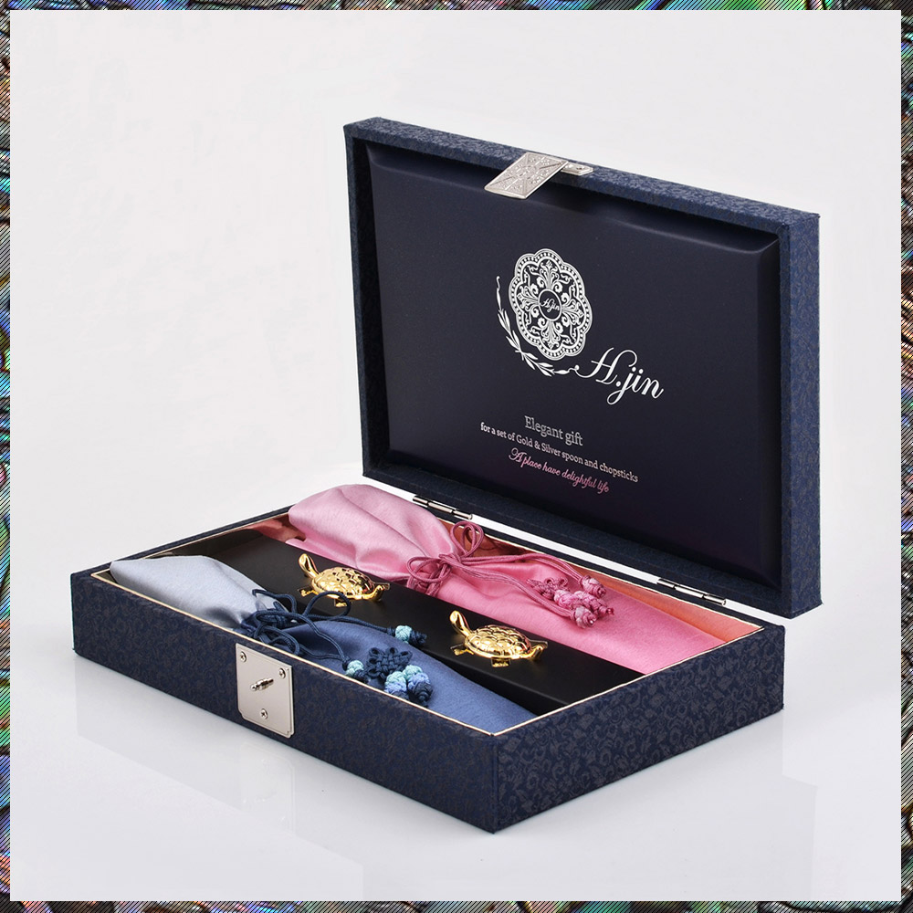[H.jin NEW상감단청거북 티타늄금수저 골드] 고급수저세트 설구정선물세트 거래서선물 연말선물 동창회환갑기념품 창립10주년기념 퇴직자기념품 정년퇴임선물, 1개 110,000원