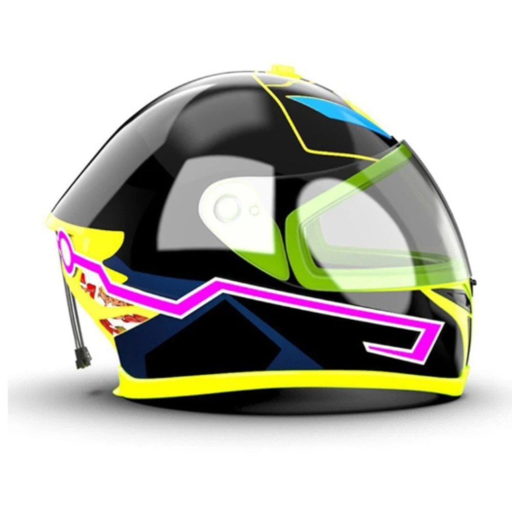 오토바이 헬멧 발광 튜닝 스티커 야광 안전 하이바 라이트 DIY 30,200원