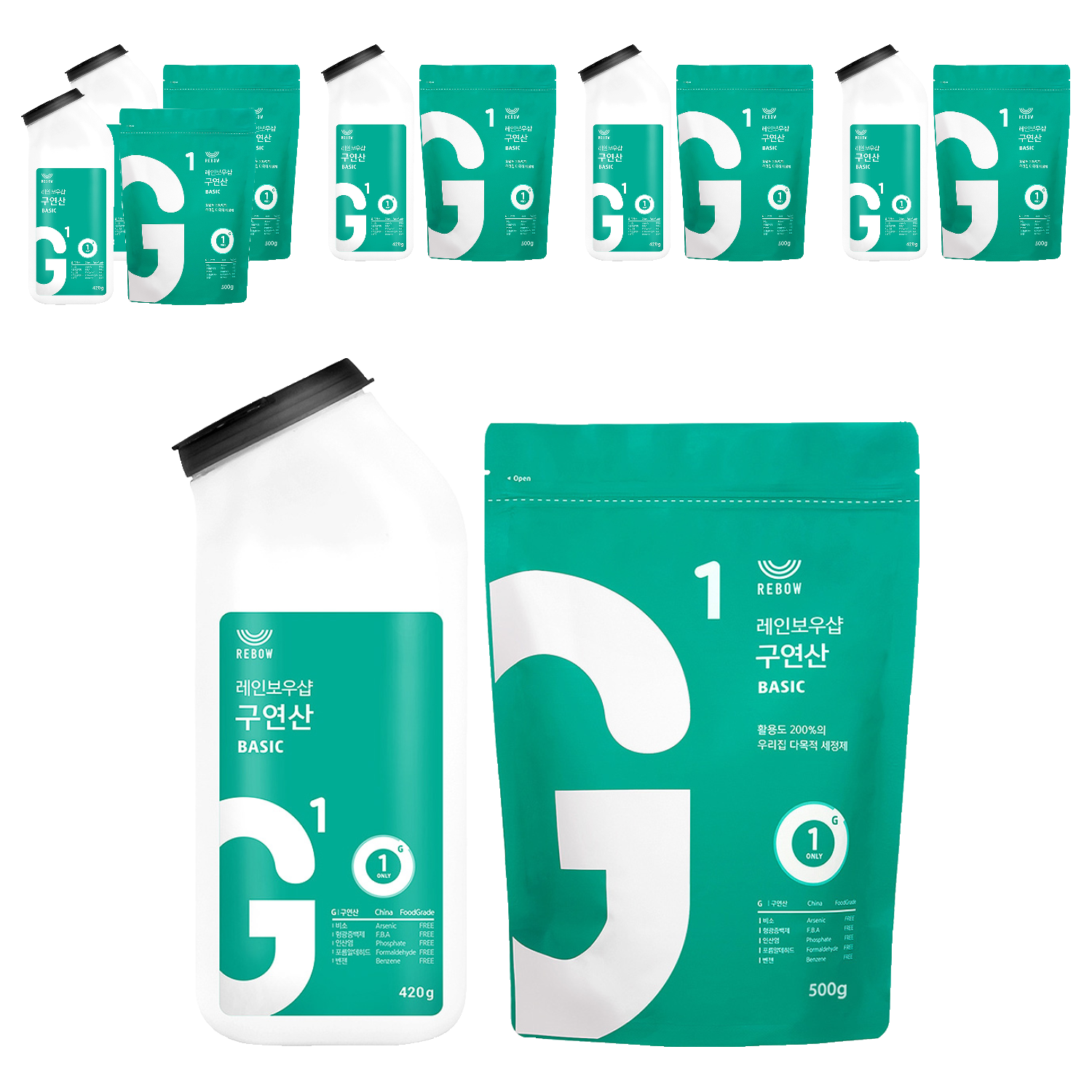 레인보우샵 구연산 톡톡이 리필세트 49,980원