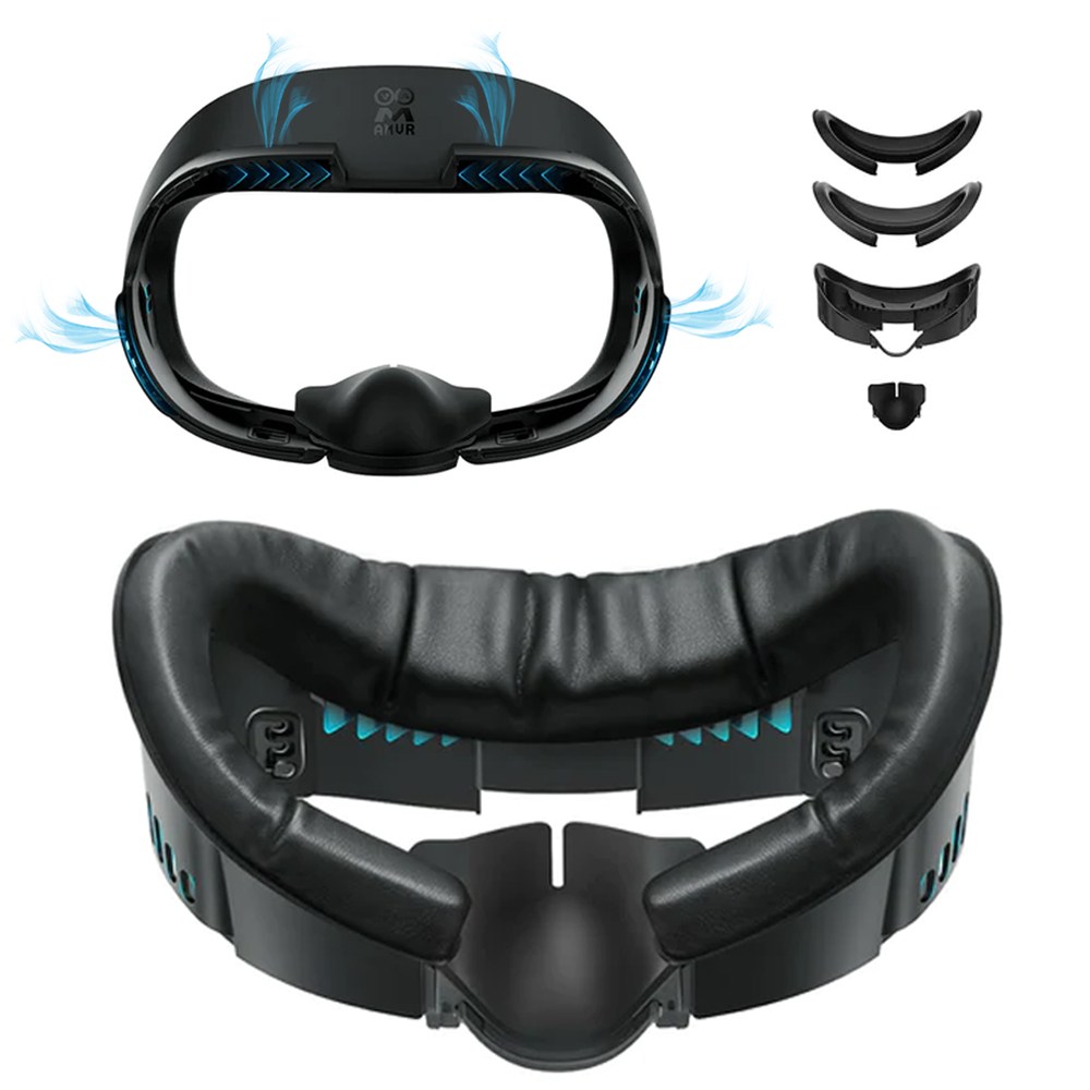 메타퀘스트3 안면폼 AMVR 가죽 환기커버 베이직버전 빛샘방지 악세사리 36,000원