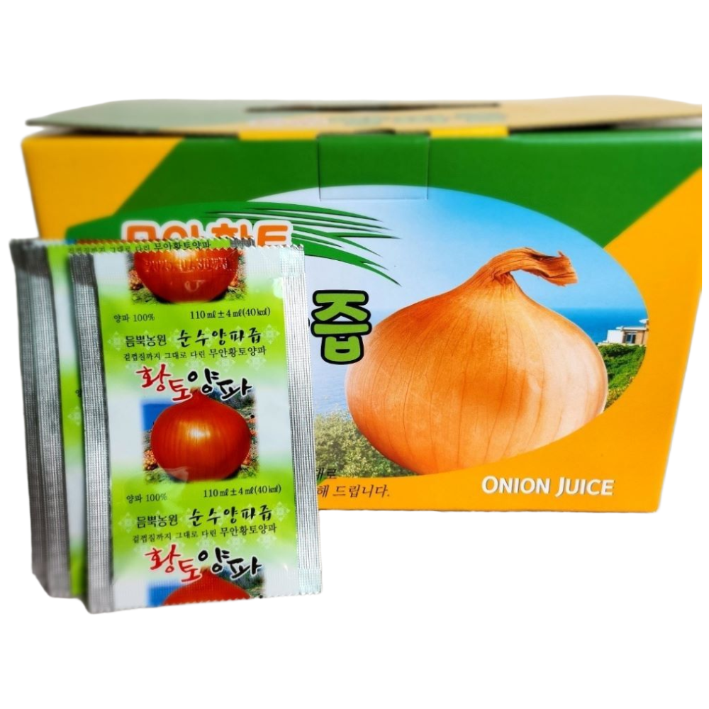 (산지직송)듬뿍농원 겉껍질까지 그대로 달인 무안 황토 순수 양파즙 110ml 100개, 110ml, 100개 39,800원
