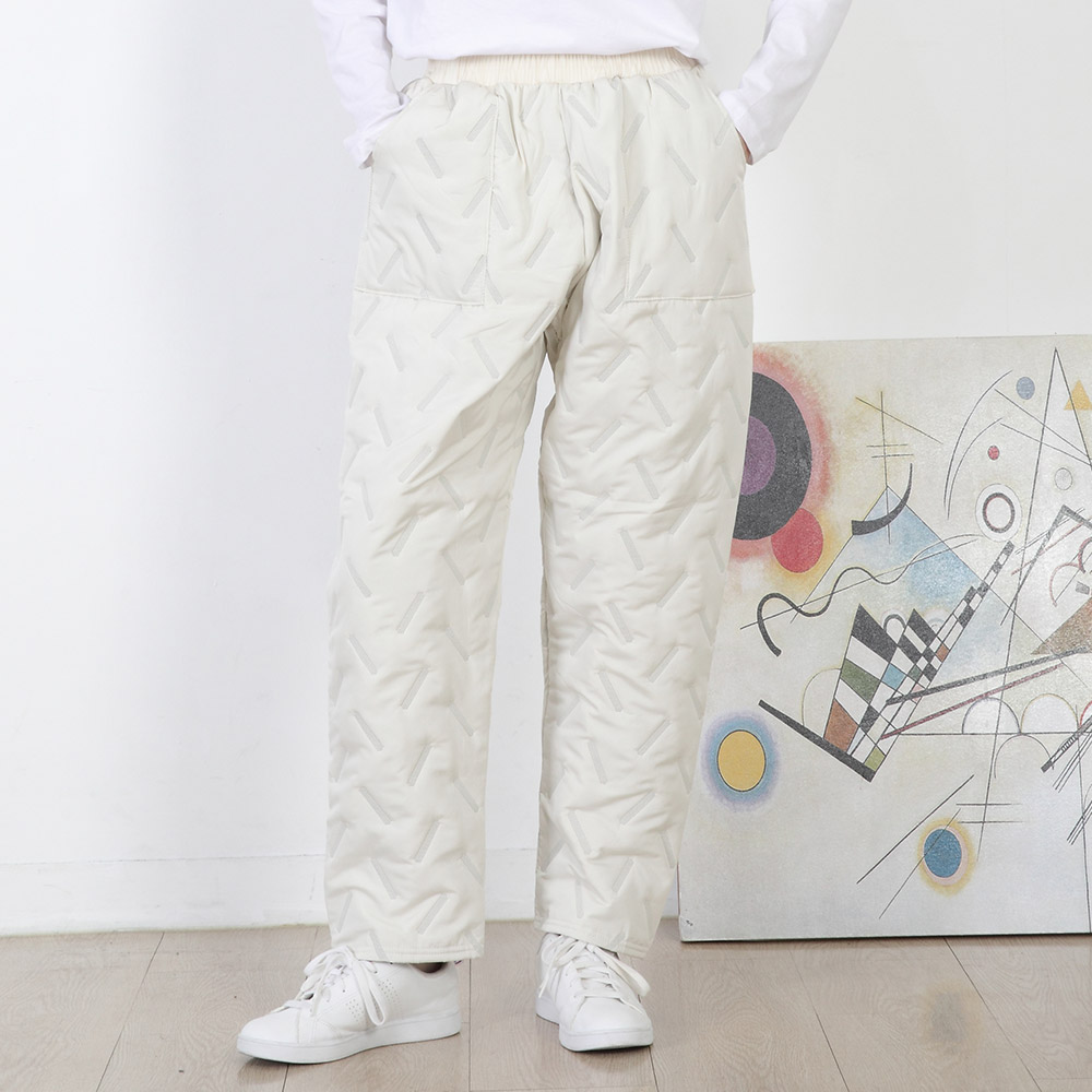 남녀공용 new 뉴 고주파 패딩바지 신상 방한팬츠 일자핏 일자바지 압열누빔 따뜻한바지 겨울 남자 여자 허리밴딩 스판 작업복 방수 솜바지 트레이닝 편안한 7,900원