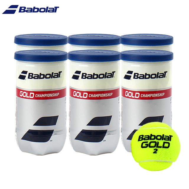 바볼랏 테니스볼 골드 챔피언쉽 6캔-12구 테니스공 시합구 28,000원