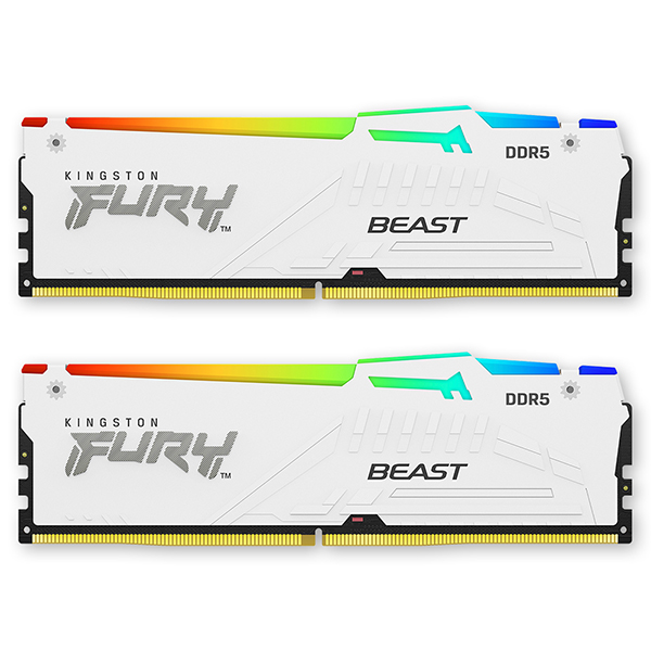 [공식수입사] Kingston DDR5-6000 CL30 FURY Beast RGB 화이트 패키지 (32GB(16Gx2)) 코잇 919,000원