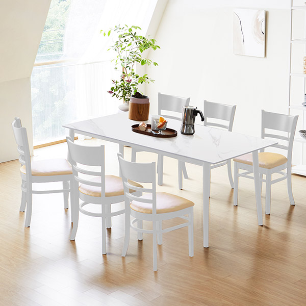 베스트리빙 스칸디 캘빈 포세린 12T 통세라믹 1600 1800 세라믹 6인용 식탁세트/의자6개 10colors 419,000원