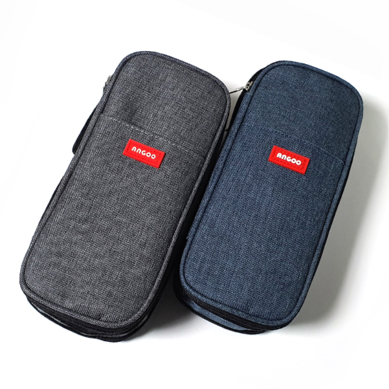 글로벌엔터랭크 캔버스 확장필통 중학생 고등학생 대학생 필통 파우치 12,000원