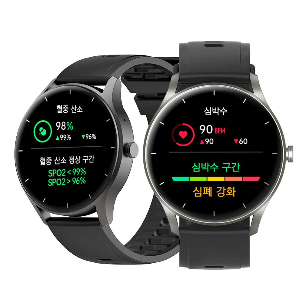 PEJE 정품 프로 GPS 스포츠 헬스 모니터 블루투스 스마트워치, 검정색, 4.9cm, GPS + 블루투스, 현재가 26,800원